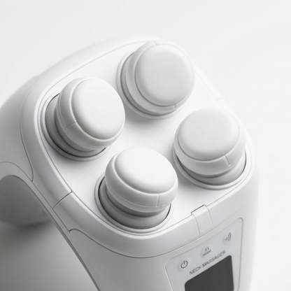Close-up of 4 massage heads on the Cervical Neck Massager